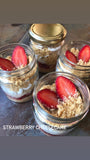 STRAWBERRY CHEESECAKE JARS