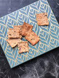 Onion and Sesame Crackers